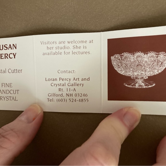 Set of 3 fine crystal sun catchers - Picture 4 of 4